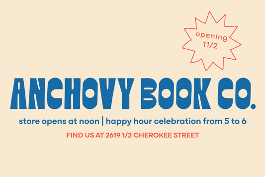 Anchovy Book Co Opens November 2!