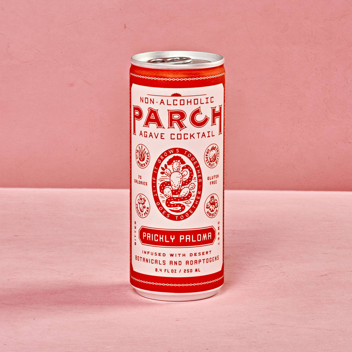 PARCH Prickly Paloma Non-Alc Agave Cocktail (6x 4-packs)
