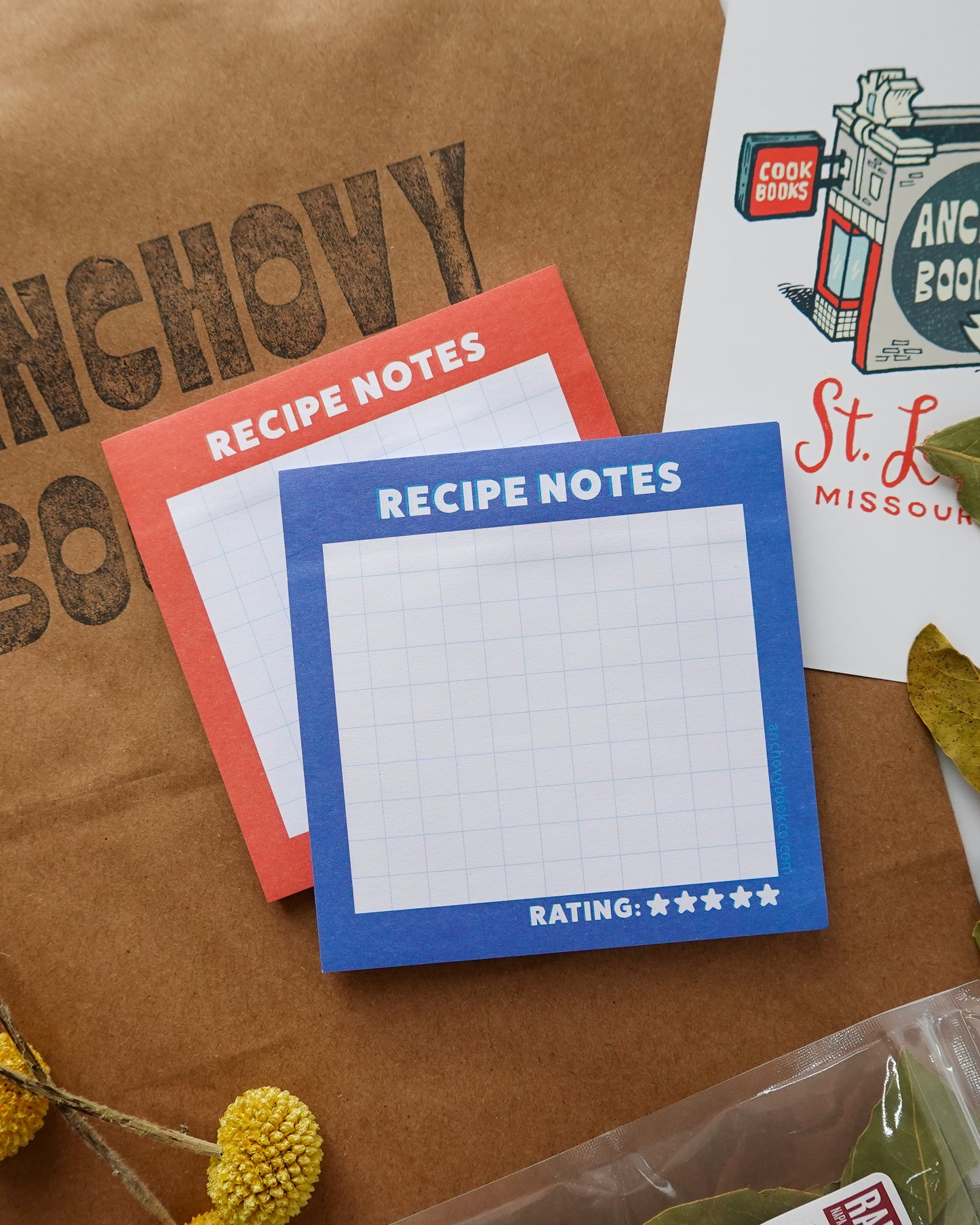 Recipe Notes | Sticky Notes for Recipe Reviews (Set of 2)