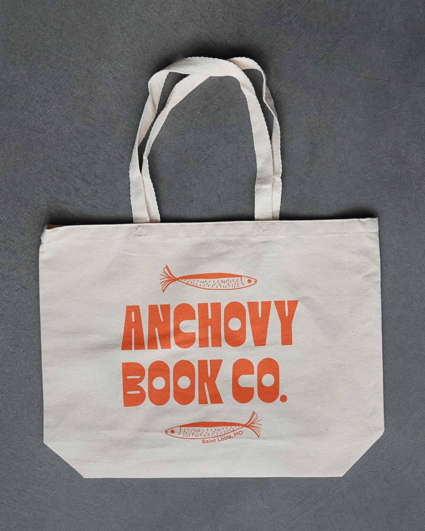 Tote Bag | Original Anchovy Book Co. Logo XL Market Tote