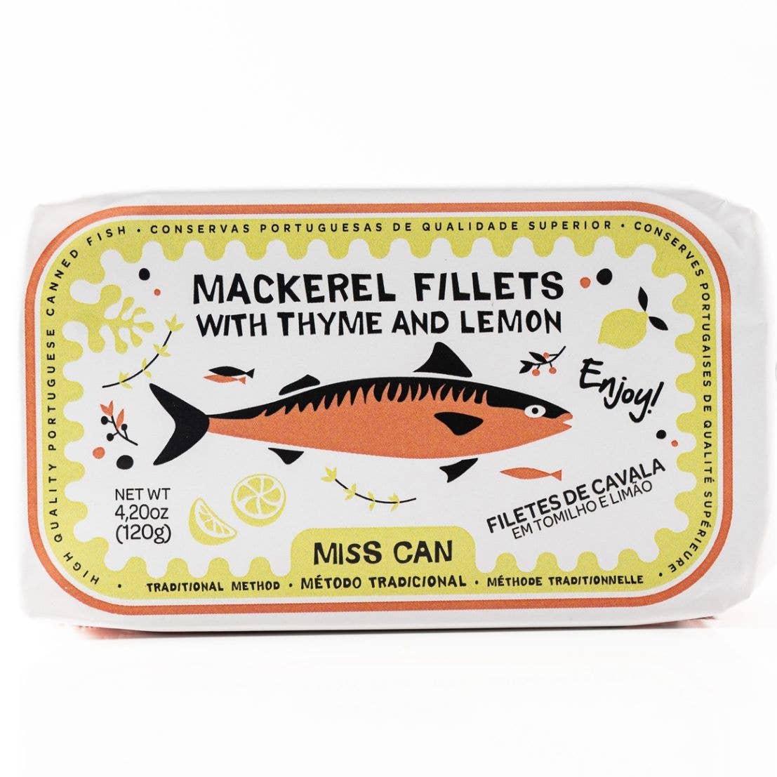 MACKEREL FILLETS WITH THYME AND LEMON