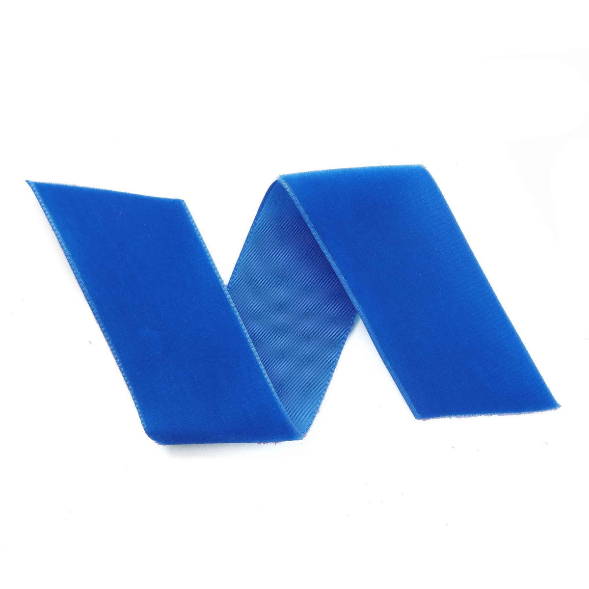 Cornflower Blue Swiss Velvet Ribbon: 11Yard Retail Roll / 22mm