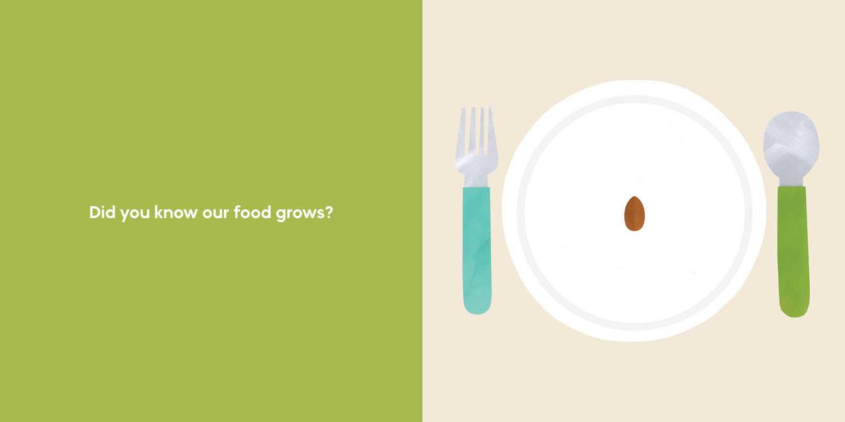 Our Food Grows by Sarah M. White: Hardcover; 32 pages / English
