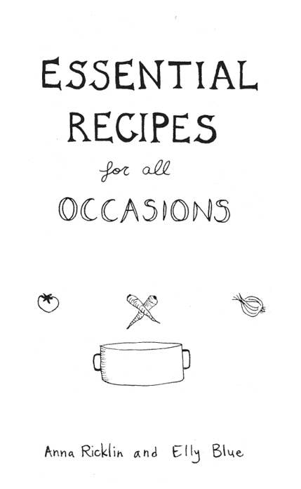 Essential Recipes for all Occasions (Zine)