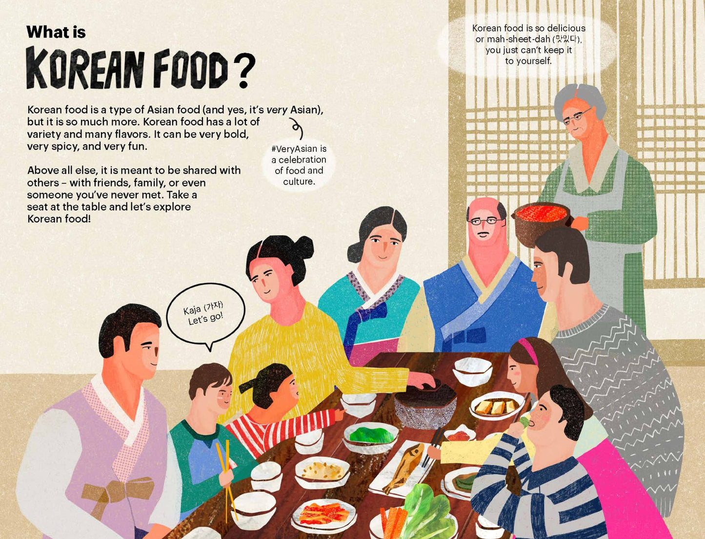 A Very Asian Guide to Korean Food: Picture Book (Ages 3+)