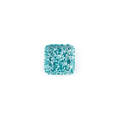 Splatter Enamelware Small Square Tray: Red Splatter