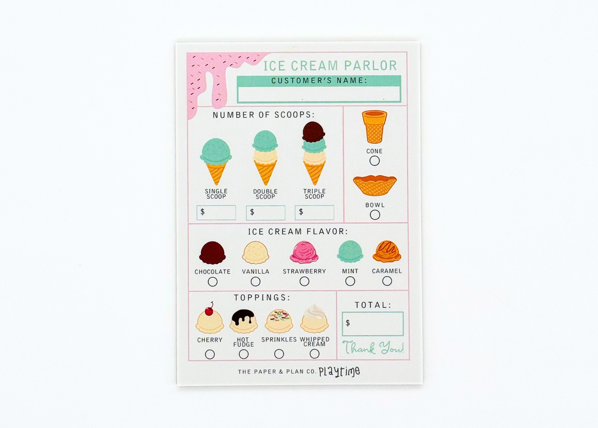Ice Cream Parlor Playtime Pad®