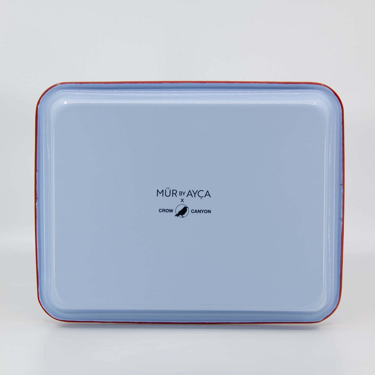 Mur by Ayca x CCH Anchovies Small Rectangle Tray, Red Rim