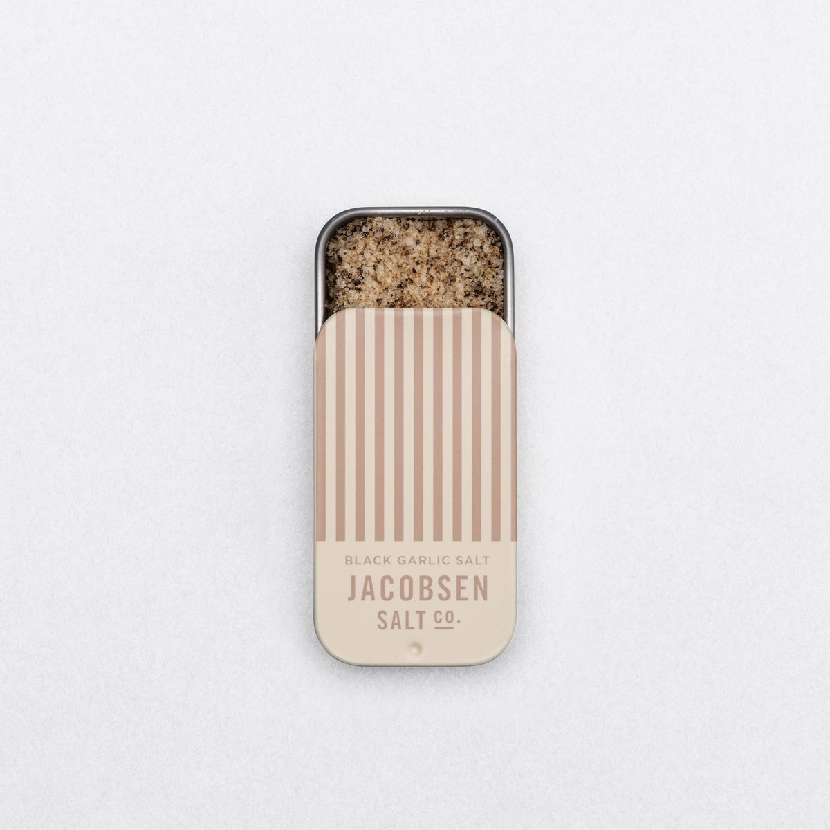 Infused Black Garlic Sea Salt Slide Tin