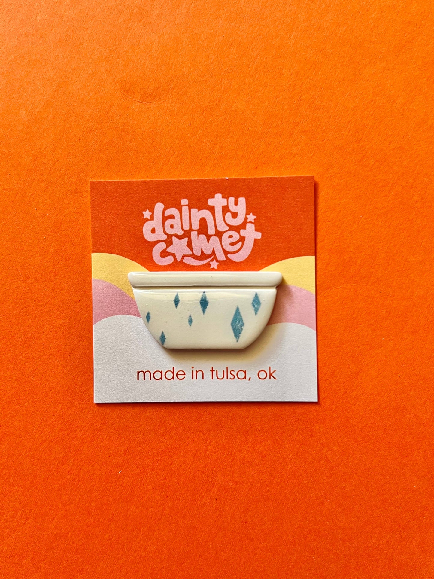 Handmade Vintage Inspired Cookware Magnets: 13 lucky in love