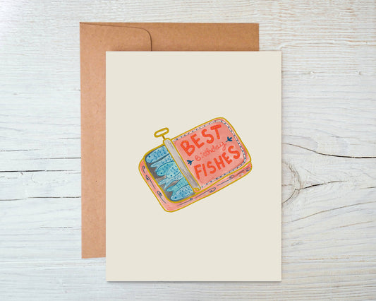 Best Birthday Fishes - Funny Sardine Birthday Card