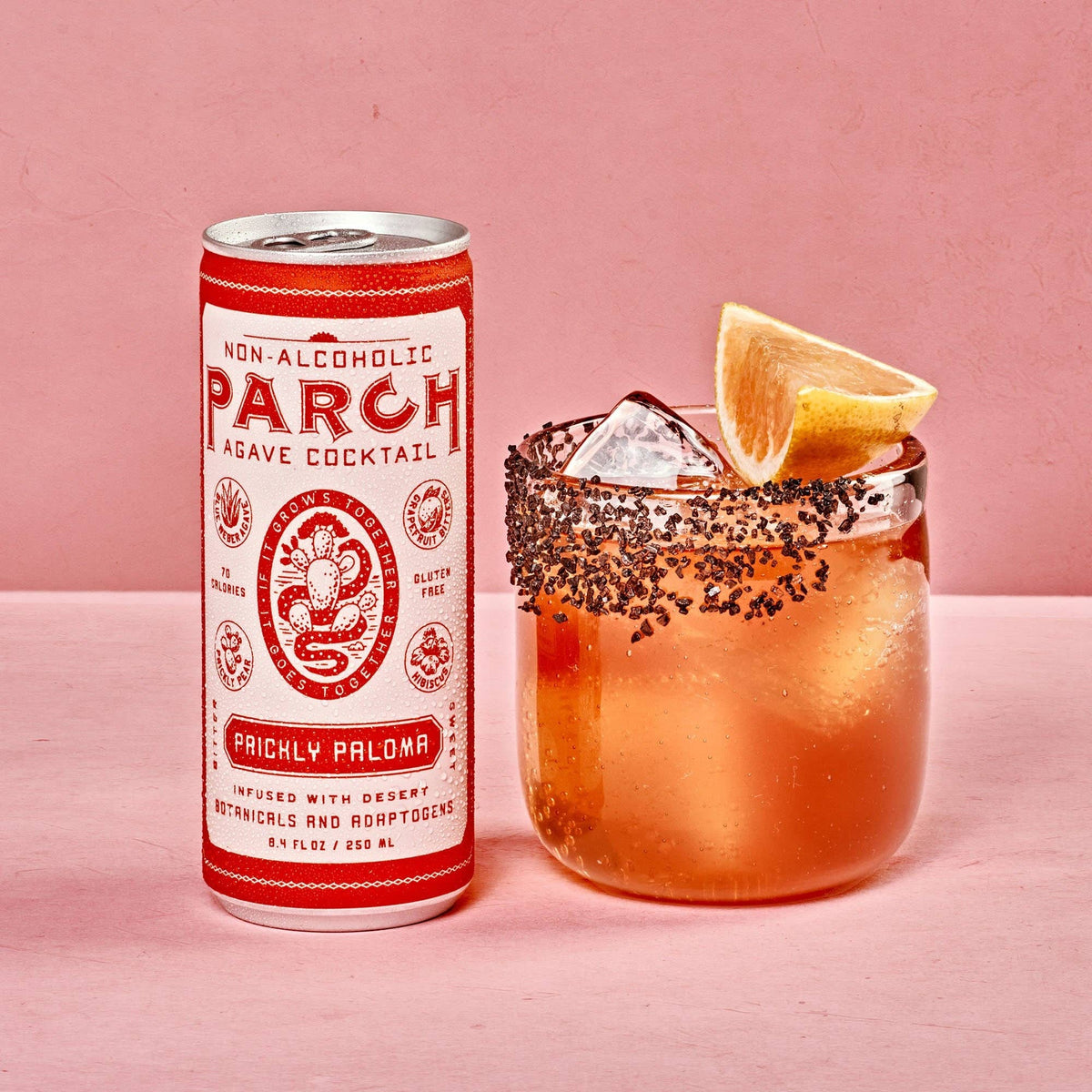 PARCH Prickly Paloma Non-Alc Agave Cocktail (6x 4-packs)