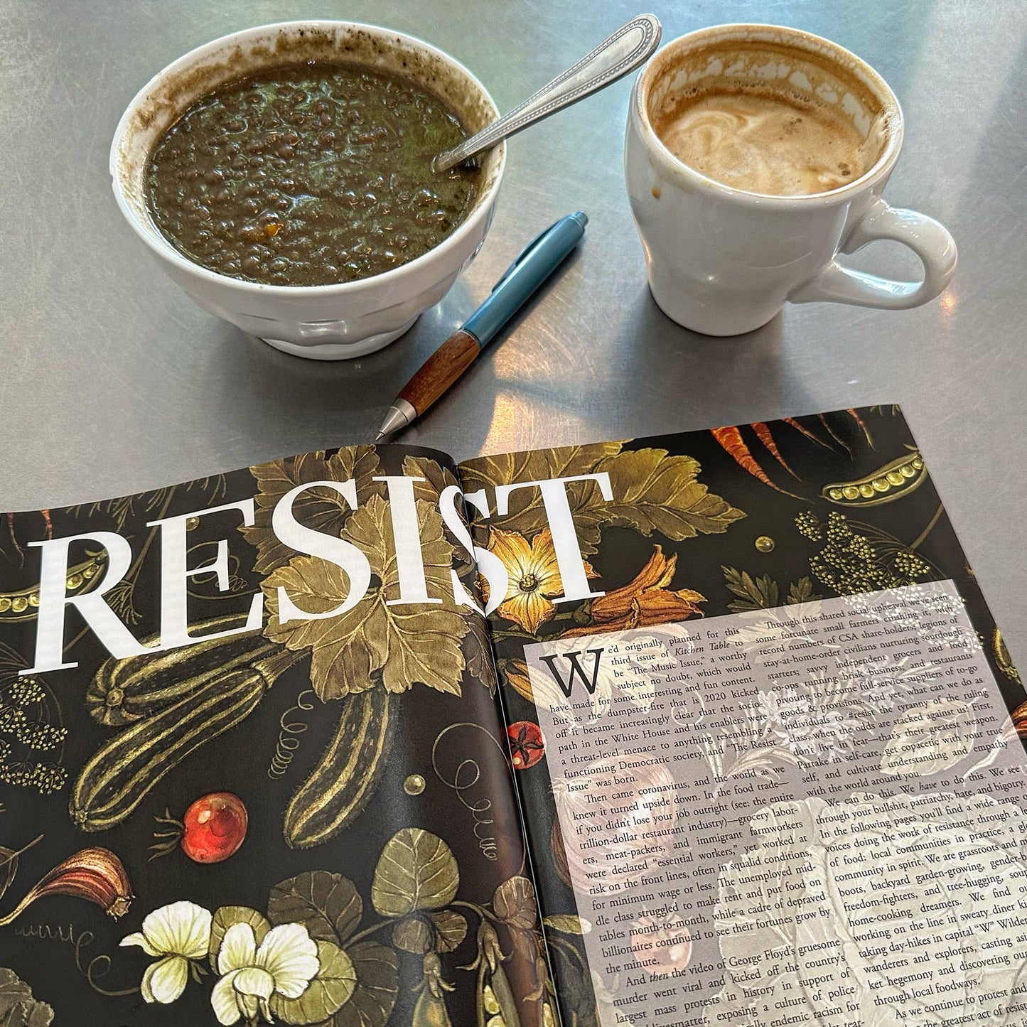 Kitchen Table #3: The Resist Issue | Food Magazine