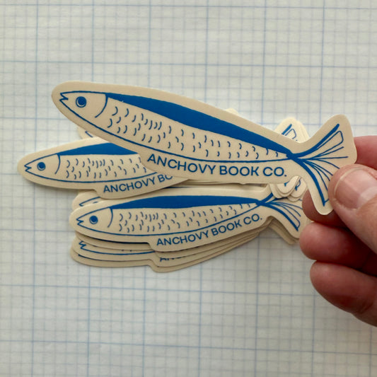 Anchovy Book Co. Fish Sticker