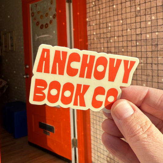 Anchovy Book Co. Red Logo Sticker