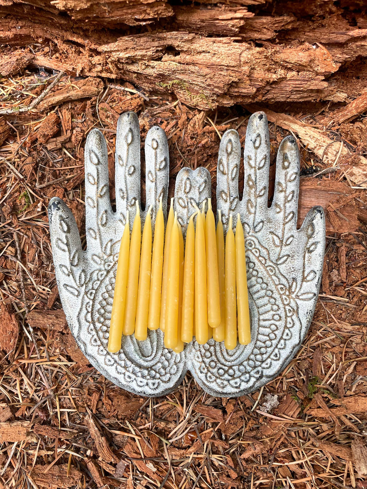 Beeswax Birthday Candles | Meditation & Ritual | Set of 12: 3 inches