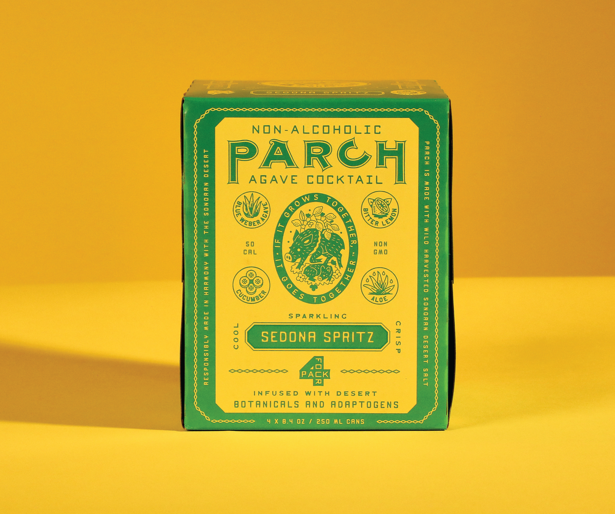 PARCH Sedona Spritz Non-Alc Agave Cocktail (6x 4-packs)