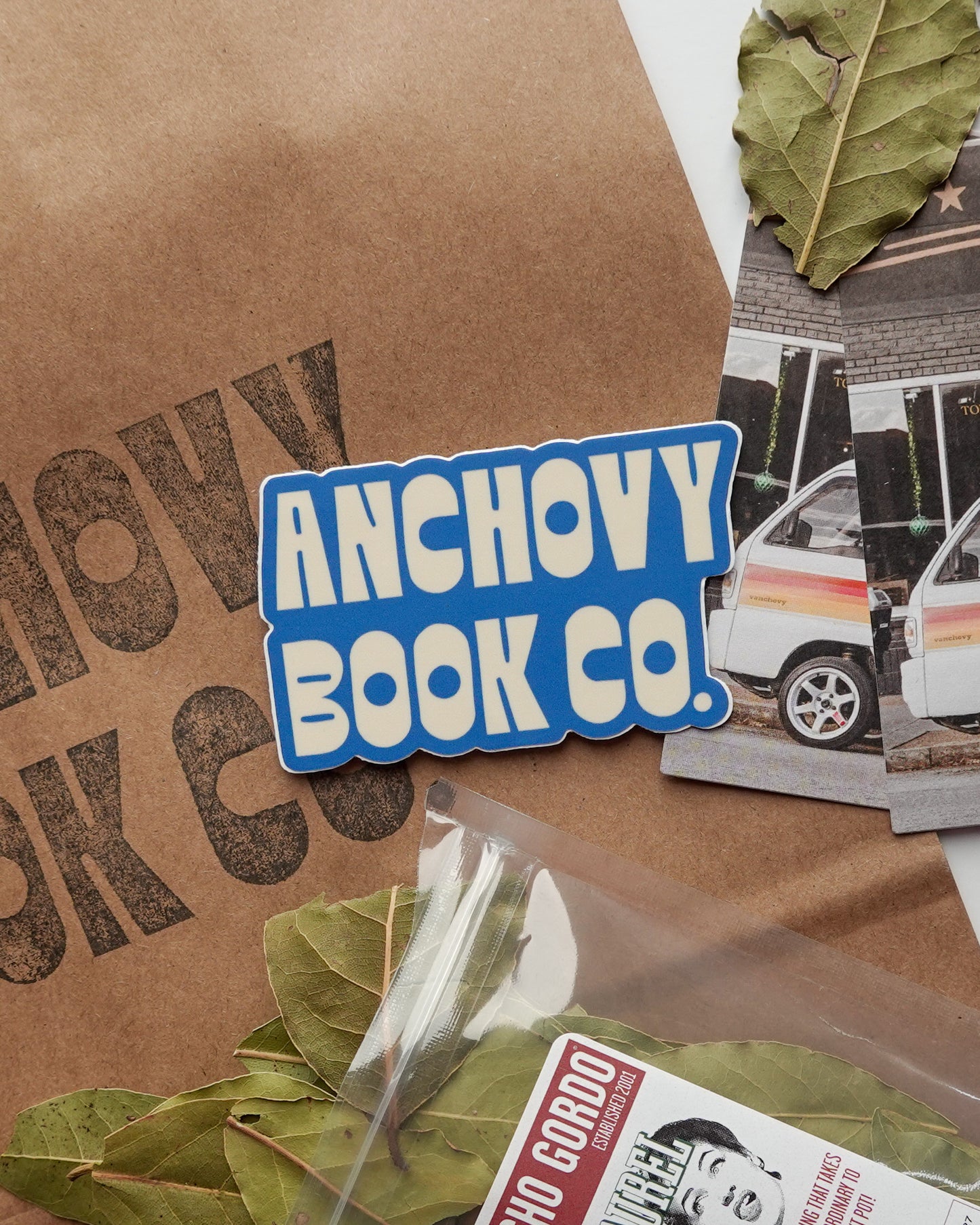Sticker | Anchovy Book Co. Logo (Blue Version)