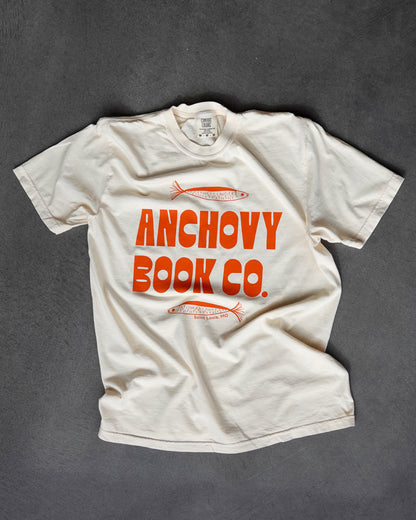 T-Shirt | Anchovy Book Co. Logo on Comfort Colors