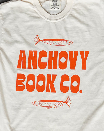 T-Shirt | Anchovy Book Co. Logo on Comfort Colors