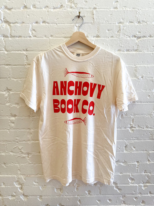 T-Shirt | Anchovy Book Co. Logo (Red Version)