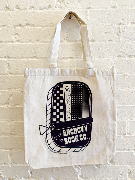 Tote Bag | Navy Blue Tinned Fish Logo