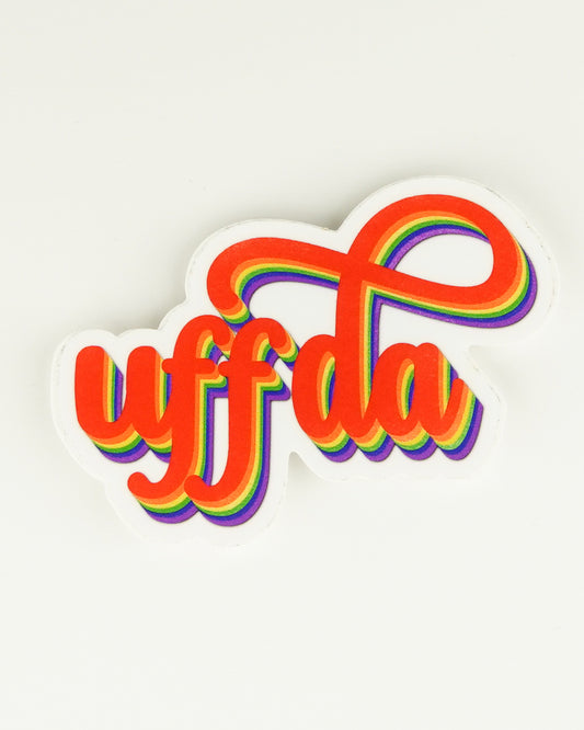 Sticker | Rainbow Uff Da