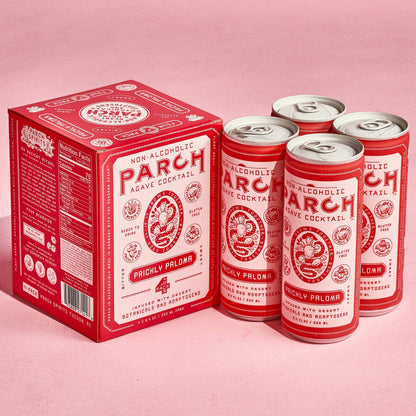 PARCH Prickly Paloma Non-Alc Agave Cocktail (6x 4-packs)