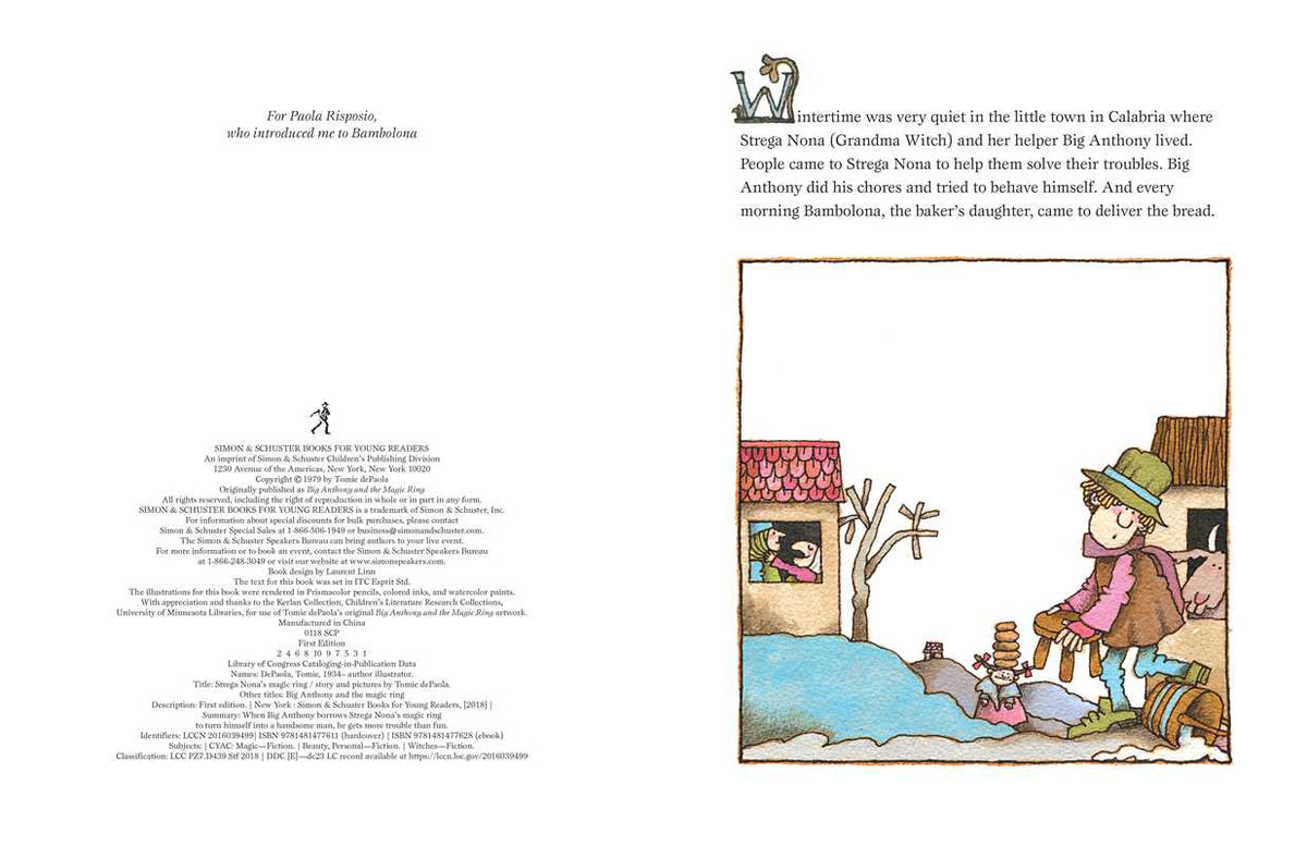 Strega Nona's Magic Ring by Tomie   dePaola: Hardcover; 32 pages / English