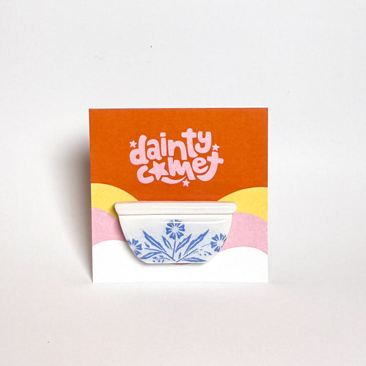 Pyrex Magnets: Blue Cornflower