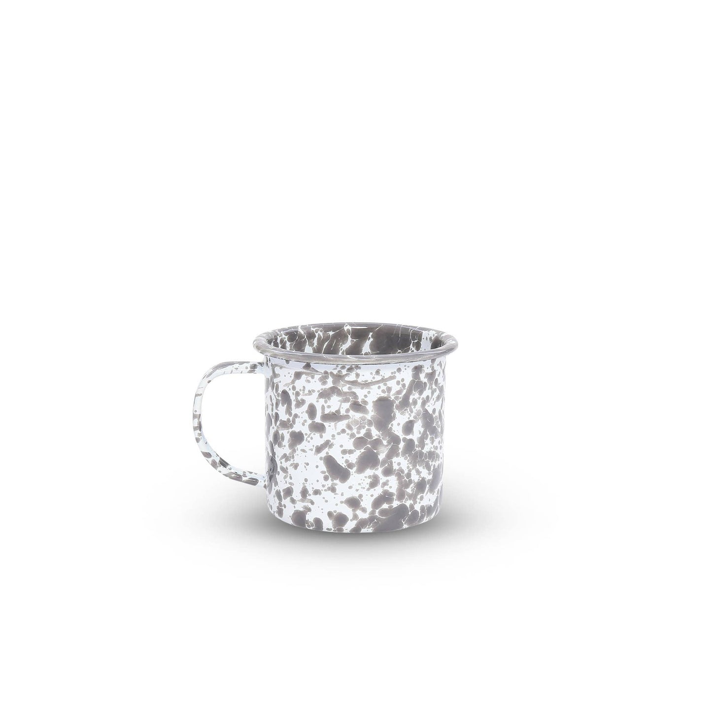 Splatter Enamelware 12 oz Mug: Red Splatter