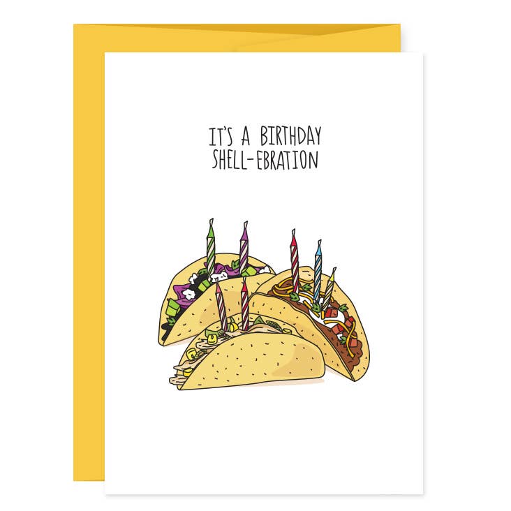 Birthday Shell-ebration Card