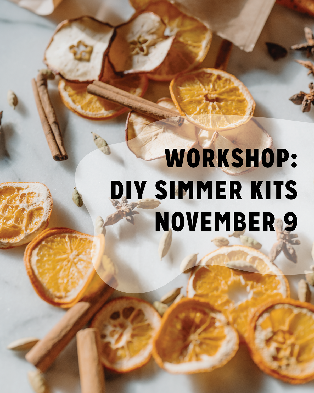 NOV 9 | Workshop: DIY Simmer Kits